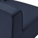 Saybrook Outdoor Patio Upholstered 3-Piece Sectional Sofa - Navy - MOD12636