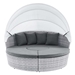 Scottsdale Canopy Sunbrella® Outdoor Patio Daybed - Light Gray Gray - MOD12682