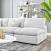 Commix Down Filled Overstuffed Performance Velvet 5-Piece Sectional Sofa - White - Style B - MOD12767