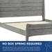 Georgia King Wood Platform Bed - Gray - MOD12935