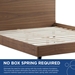 Bronwen King Wood Platform Bed - Walnut - MOD12940