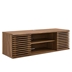 Render 46" Wall-Mount Media Console TV Stand - Walnut