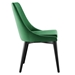 Viscount Accent Performance Velvet Dining Chairs - Set of 2 - Emerald - MOD13054