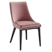 Viscount Accent Performance Velvet Dining Chairs - Set of 2 - Dusty Rose - MOD13055