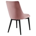 Viscount Accent Performance Velvet Dining Chairs - Set of 2 - Dusty Rose - MOD13055