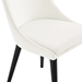 Viscount Accent Performance Velvet Dining Chairs - Set of 2 - White - MOD13056