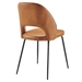 Nico Vegan Leather Dining Chair Set of 2 - Black Tan - MOD13208