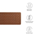 Sparta Weave Wall-Mount King Vegan Leather Headboard - Walnut Brown - MOD9230