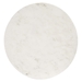 Viva Round White Marble Side Table - Brass White - MOD9528