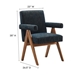 Lyra Fabric Dining Room Chair - Set of 2 - Azure Fabric - MOD9688