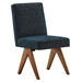Lyra Fabric Dining Room Side Chair - Set of 2 - Azure Fabric - MOD9694