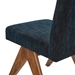 Lyra Fabric Dining Room Side Chair - Set of 2 - Azure Fabric - MOD9694