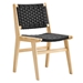 Saoirse Woven Rope Wood Dining Side Chair - Set of 2 - Natural Black - MOD9770