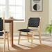 Saoirse Woven Rope Wood Dining Side Chair - Set of 2 - Natural Black - MOD9770