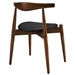 Stalwart Dining Side Chair - Dark Walnut Black - MOD1070