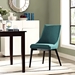 Viscount Fabric Dining Chair - Teal - MOD1138
