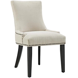 Marquis Fabric Dining Chair - Beige 