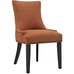 Marquis Fabric Dining Chair - Orange 