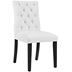 Duchess Vinyl Dining Chair - White