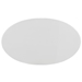 Lippa 60" Oval Wood Top Dining Table - White - MOD1160