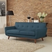 Engage Upholstered Fabric Loveseat - Azure - MOD1232