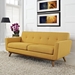 Engage Upholstered Fabric Loveseat - Citrus - MOD1234