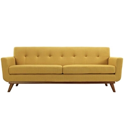 Engage Upholstered Fabric Sofa - Citrus 