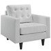 Empress Sofa and Armchair Set of 2 - White - MOD1337