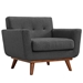 Engage Armchair and Loveseat Set of 2 - Gray - MOD1410
