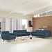 Engage Sofa Loveseat and Armchair Set of 3 - Azure - MOD1434