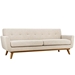 Engage Sofa Loveseat and Armchair Set of 3 - Beige - MOD1435