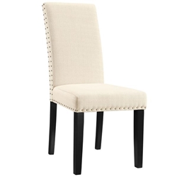 Parcel Dining Upholstered Fabric Side Chair - Beige 