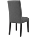 Parcel Dining Upholstered Fabric Side Chair - Gray - MOD1463