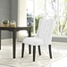 Baronet Vinyl Dining Chair - White Style A - MOD1500