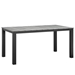 Maine 63" Outdoor Patio Dining Table - Brown Gray - MOD1535