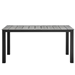 Maine 63" Outdoor Patio Dining Table - Brown Gray - MOD1535