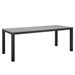 Maine 80" Outdoor Patio Dining Table - Brown Gray - MOD1537