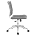Jive Armless Mid Back Office Chair - Gray - MOD1564