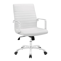Finesse Mid Back Office Chair - White 