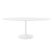 Lippa 78" Oval Wood Top Dining Table - White - MOD1684