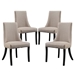 Reverie Dining Side Chair Set of 4 - Beige - MOD1704