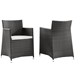 Junction Armchair Outdoor Patio Wicker Set of 2 - Brown White - MOD1790