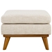 Engage Upholstered Fabric Ottoman - Beige - MOD1903