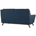 Beguile Upholstered Fabric Loveseat - Azure - MOD1914