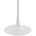 Lippa 28" Round Artificial Marble Bar Table - White - MOD1962