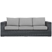 Summon Outdoor Patio Sunbrella® Sofa - Canvas Gray - MOD2052