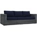 Summon Outdoor Patio Sunbrella® Sofa - Canvas Navy - MOD2053