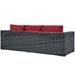 Summon Outdoor Patio Sunbrella® Sofa - Canvas Red - MOD2054