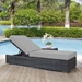 Summon Outdoor Patio Sunbrella® Chaise Lounge - Canvas Gray - MOD2056