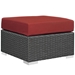 Sojourn 8 Piece Outdoor Patio Sunbrella® Sectional Set - Canvas Red - MOD2072